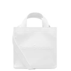 Мини-сумка-шоппер с логотипом Acne Studios, белый