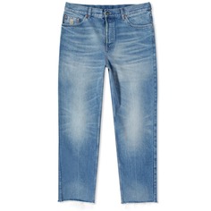 Укороченные джинсы Gucci Carrot Fit, синий