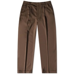 Шерстяные брюки со складками Gucci Carwalk