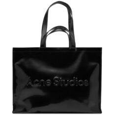Сумка-шоппер с логотипом Acne Studios EW, черный