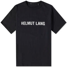 Футболка с логотипом Helmut Lang Core, черный