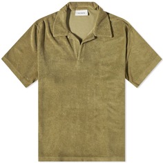 Рубашка-поло из махровой ткани Harmony Tao, хаки