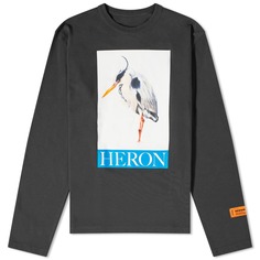 Футболка Heron Preston с рисунком Heron LS, черный