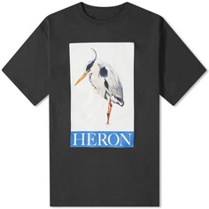 Футболка с рисунком Heron Preston Heron Bird, черный