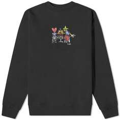 Скейтборд Cafe Cheers Crew Sweat Свитшот, черный