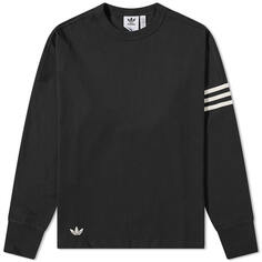 Футболка Adidas Neuclassics с длинным рукавом, черный