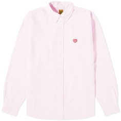 Оксфордская рубашка на пуговицах Human Made, розовый