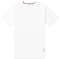 Классическая футболка свободного кроя с разрезом по бокам Thom Browne, белый