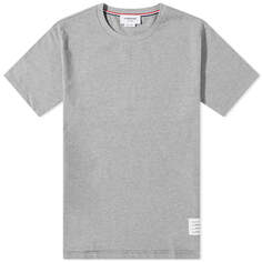 Классическая футболка свободного кроя с разрезом по бокам Thom Browne