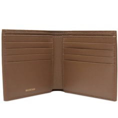 Кошелек Balenciaga в бумажнике, бежевый/коричневый