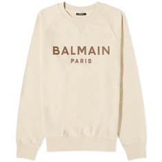 Свитшот с логотипом Balmain Paris