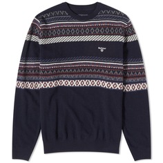 Вязаная кофта Barbour Winterborne Fairisle Crew