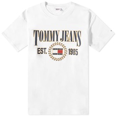 Футболка с логотипом Tommy Jeans Luxe, белый