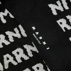 Носки с логотипом Marni, черный