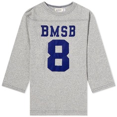 Футбольная футболка Beams Boy с рукавом 3/4, серый