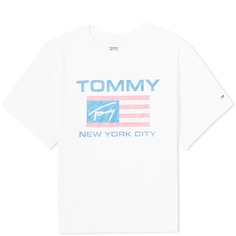 Футболка с логотипом Tommy Jeans Modern Prep, белый