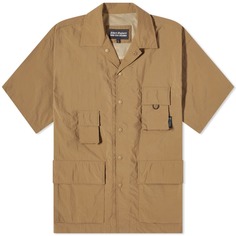 Рубашка с короткими рукавами и несколькими карманами Uniform Bridge, бежевый