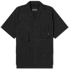 Рубашка с короткими рукавами и несколькими карманами Uniform Bridge, черный