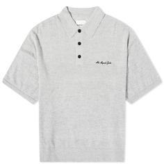 Легкая трикотажная рубашка-поло MKI из мохера, серый МКИ