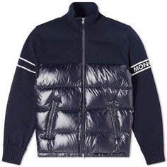 Moncler Пуховик из полушерсти