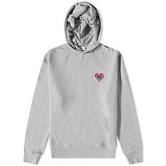 Толстовка Moncler Heart Popover, серый