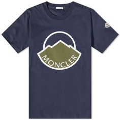 Moncler футболка с логотипом Mountain