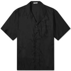 Нейлоновая рубашка для отпуска Valentino, черный