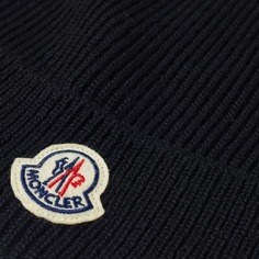 Шапка с логотипом Moncler, черный