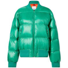 Утепленная куртка-бомбер Moncler Merlat, зеленый