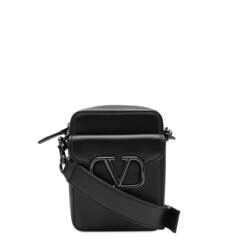 Сумка через плечо Valentino с логотипом V, черный