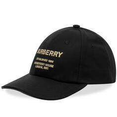 Кепка с логотипом Burberry, черный/бежевый