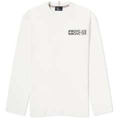 Moncler Grenoble футболка с длинным рукавом, белый