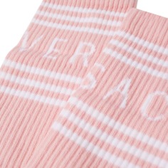 Носки с логотипом Versace, розовый