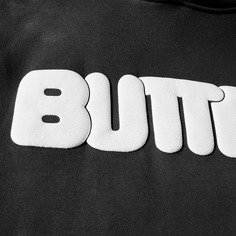 Толстовка с круглым логотипом Butter Goods Puff, черный