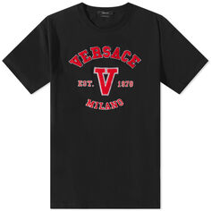 Футболка с логотипом Versace Varsity