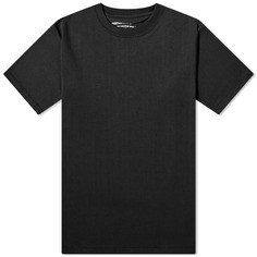Трикотажная футболка Nanamica Loopwheel Coolmax, черный