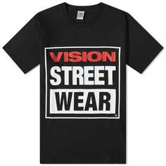 Футболка с логотипом Vision Streetwear OG Box, черный