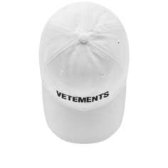 Кепка с логотипом Vetements Iconoc, белый