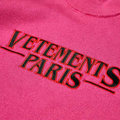 Свитер с логотипом Vetements Paris