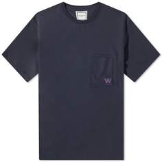 Wooyoungmi футболка Tech из нейлона с логотипом на спине
