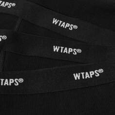 WTAPS 03 Skivvies — Трусы-боксеры, комплект из 3 шт., черный (W)Taps