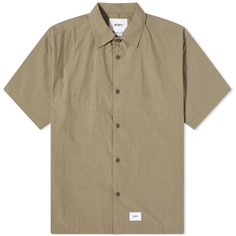 WTAPS 04 Рубашка с принтом на спине с короткими рукавами Confusion (W)Taps