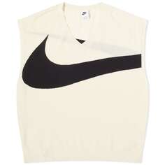 Жилет с логотипом Nike Swoosh, черный