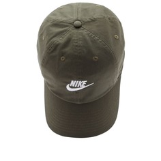 Мытая клубная кепка Nike Futura, хаки