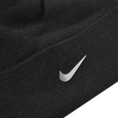Шапка-бини Nike с металлической галочкой, черный