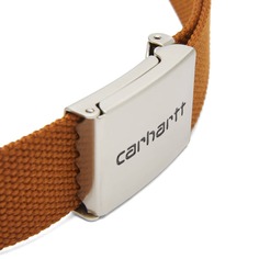 Ремень Carhartt WIP с хромированным зажимом