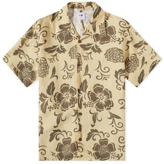 NN07 Ole Льняная рубашка с цветочным принтом для отпуска