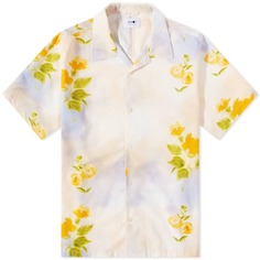 NN07 Рубашка для отдыха с цветочным принтом Ole