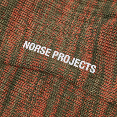 Носки Norse Projects Bjarki Blend, армейский зеленый