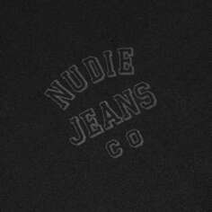Футболка с логотипом Nudie Jeans Co Roy, черный